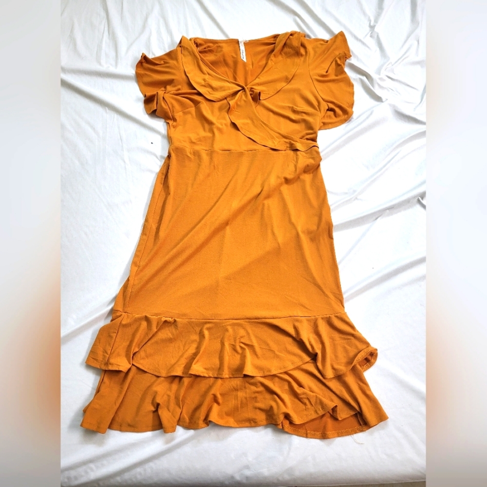 NY Collection Marigold Maxi Dress